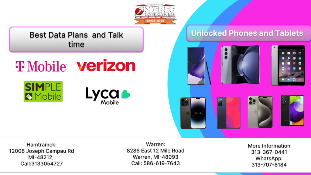 Best data plans and unlocked phones and tablet